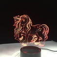 thumbnail image 1 of YSTIAN 3D Creative Luminaria Unicorn Led Table Lamp Lantern 7 Color Change Night Light Lampe Led Cartoon USB Light Party Holiday Gifts Decoración De Dormitorio De Luz De Noche Led, 1 of 9