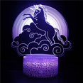thumbnail image 1 of YSTIAN 3D Optical Illusion Unicorn Lamp Led Night Light for Girls 16 Colors Changing Table Lamps Unicorn Gifts Birthday Christmas Decoración De Dormitorio De Luz De Noche Led, 1 of 7