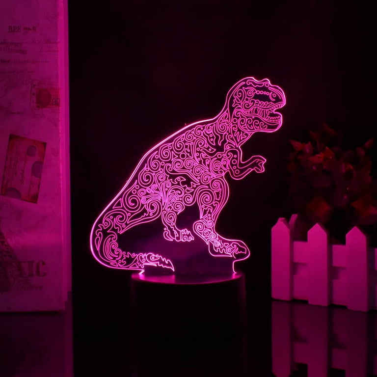 Dinosaur illusion lamp cheap