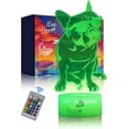 thumbnail image 1 of YSTIAN Dog Night Light for Kids, 3D Puppy Illusion Night Lamp, 16 Colors Changing with Remote Control, Room Decor, Gifts for Children Boys Girls, 1 of 6