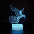 thumbnail image 1 of YSTIAN Unicorn 3D Lamp Illusion Led Night Light for Children Bedroom Decor 16 Color with Remote Control Nightlight Gifts for Christmas Decoración De Dormitorio De Luz De Noche Led, 1 of 7