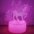 thumbnail image 1 of YSTIAN Unicorn Gifts Night Light for Girls,Unicorn 3D Illusion Lamp with Remote & Smart Touch,16 Colors Dimmable Bedroom Decorations Bedside Lamp,Unicorn Toys for Kids Girls Teens Birthday Gift, 1 of 7