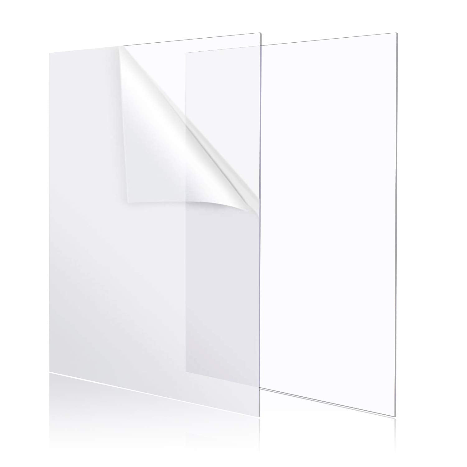  0.02 Thin Rigid Acrylic Sheet for Picture Frame, 5 Pack 8 x  10 Clear Plastic Sheets Shatter Resistant Clear Plastic Sheet for DIY  Crafts Document Picture Frames Paitings : Industrial 