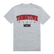 YSU Youngstown State University Penguins College Mom Womens T-Shirt Heather Grey Small
