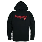 YSU Youngstown State University Penguins Script Hoodie Sweatshirt Black Small