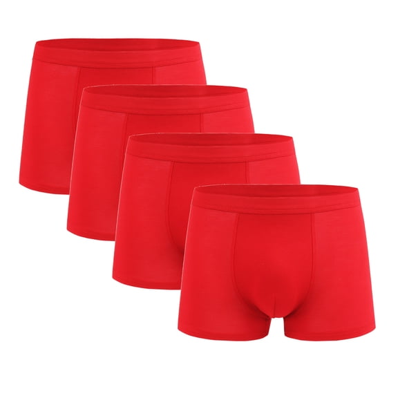 YSUEJPF 4 Pack Mens Boxers No Show Stretchy Quick Dry Athletic Supporters Moisture Wicking Long Leg Compression Underwear L-4XL