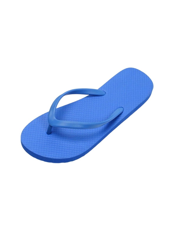 Flip Flops for Men & Women Lightweight Comfort Strappy Slides Unisex Plain Sandals for Walking Bathroom Bedroom