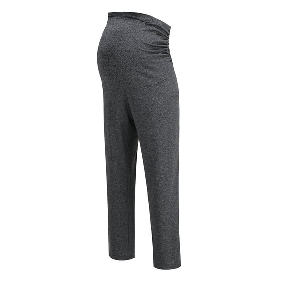 YSUEJPF High Waisted Leggings for Women Maternity Quick Dry Moisture Wicking Baggy Joggers Casual Pregnancy Buttery Soft Sweatpants