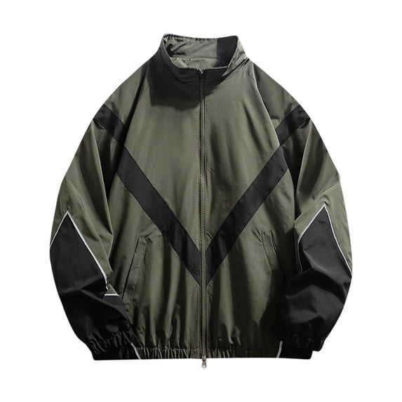 YSUEJPF Mens Athletic Workout Jackets Quick Dry Moisture Wicking Zippered Coats Waterproof Breathable Casual Baggy Jackets