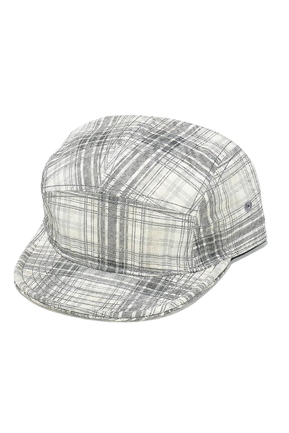 Women Retro Plaid Baseball Cap Casual Sun Protection Outdoor Trucker Hats Adjustable Headwear