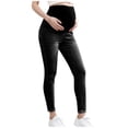 thumbnail image 1 of YSUEJPF Womens Maternity Jeggings Slim Fit Jeans Over The Belly Pregnancy Denim Pants, 1 of 5