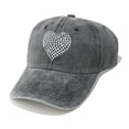 thumbnail image 1 of YSUEJPF Womens Rhinestone Baseball Cap Casual Y2K Sparkle Sun Hats, 1 of 2
