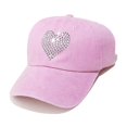 thumbnail image 1 of YSUEJPF Womens Rhinestone Baseball Cap Casual Y2K Sparkle Sun Hats, 1 of 2
