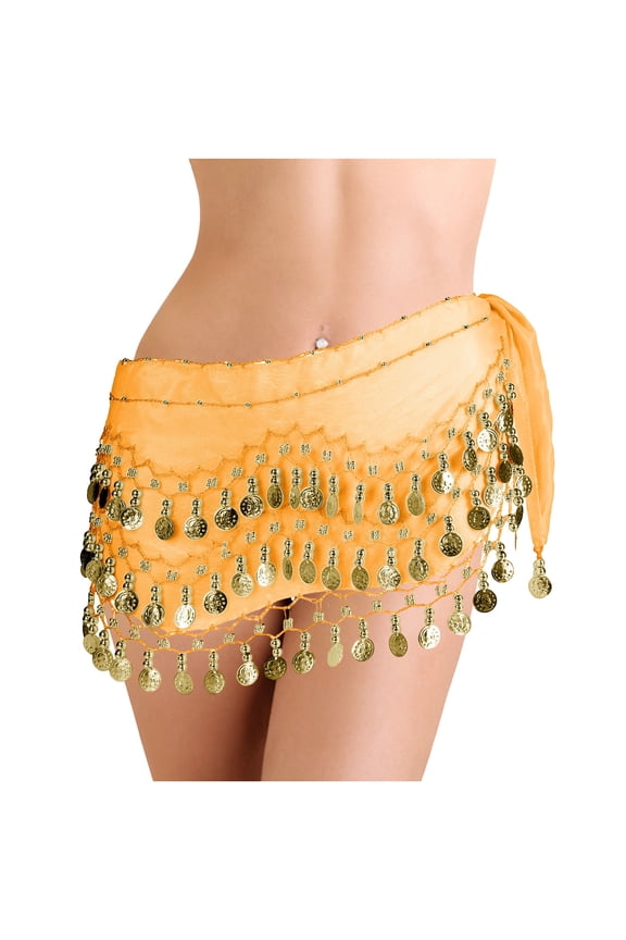 Womens Sequins Wrap Mini Skirt Belly Dance Hip Scarf Bellydance Belt