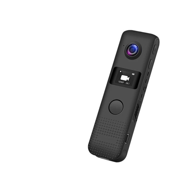 YSW-W24 Body Camera Mini Digital Loop Recording HD 1296P Micro BodyCam Motion Detection Magnet Video Sports Cam ,Ultra-HD Quality
