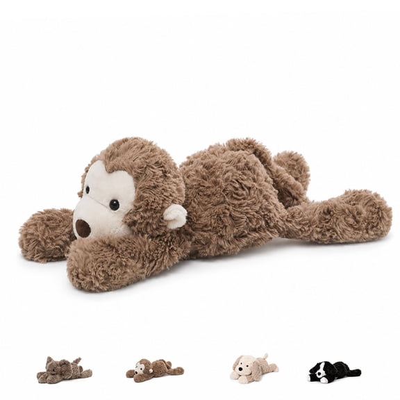 YSZZYSM Weighted Stuffed Monkey, Cute Plush for Emotional Support, Soft Monkey Stuffed Animal Gift for Kids