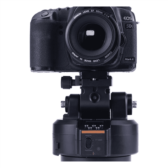 YT-2000 AI Smart Face Following Motorized Rotating Panoramic Tripod Stabilizer for Phones Cameras Live Broadcast