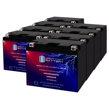 Mighty Max YT12B-4 GEL Battery – 12V 10Ah – For Suzuki Hayabusa 1300 99-07 & More