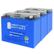 YT12B-4 GEL 12V 10Ah Replacement Battery Compatible with BatteryJack GT12B-4 - 3 Pack