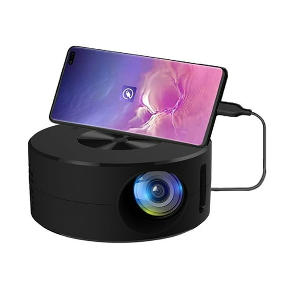 YT200 LED Projector Mobile Video Projection Home Theater Support 1080P USB Sync Screen Kids Smartphones