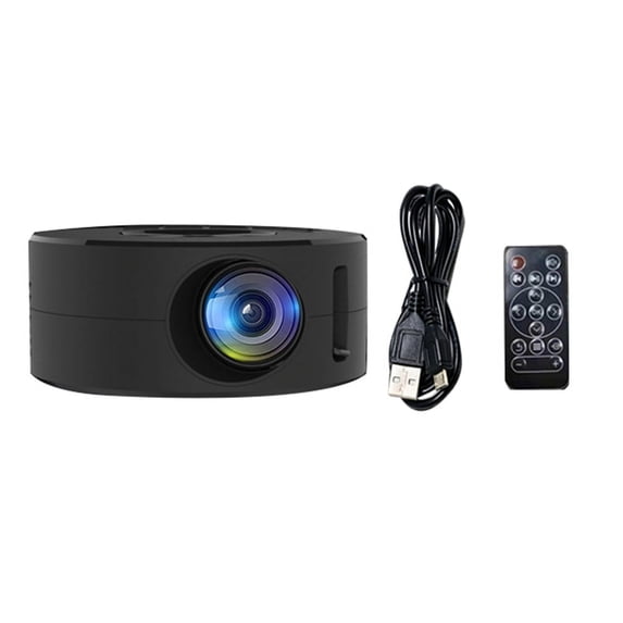 YT200 Smart Projector Android LED 1080P HD Projetor, Ideal for Home Cinema and Outdoor Entertainment,Black