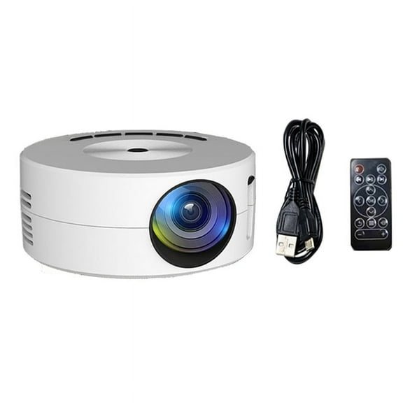 YT200 Smart Projector Android LED 1080P HD Projetor, Ideal for Home Cinema and Outdoor Entertainment,White