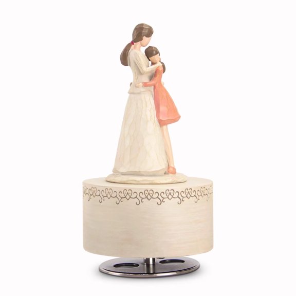 YT3 Studio Music Box for Mom and Daughter, Hand-Painted Musical Box Figurine, Wind Up Music Boxes Gifts for Mother's Day Birthday Christmas Anniversary A101