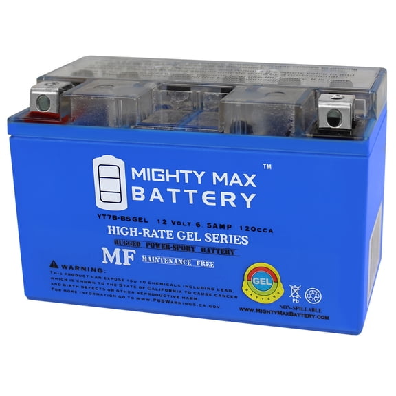YT7B-BS GEL 12V 6.5AH Replacement Battery for Triumph Daytona 675 R 06-10