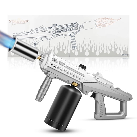 YTAKPHP Multi-Use Propane Blow Torch, Adjustable High-Intensity Flame Torch for Outdoor Cooking, Camping, Weeding & DIY Welding