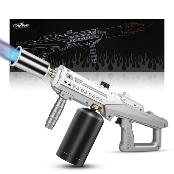 YTAKPHP Powerful Propane Spray Gun Multi-functional adjustable flame spray gun, suitable for camping campfires, outdoor cooking and barbecuing torches, a fun gift (without propane tank)