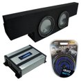 YTBW 0106 Chevy Silverado NonHd Crew Truck R124 Dual 12" Sub Box A400