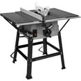 YTBW 10 Inch Portable Benchtop Table Saw W/ 60T Blade, Stand & Push Stick, 5000Rpm