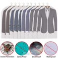 YTBW 10 Pack 40" Garment Bag Suit Storage Cover Dress Clothes Coat Dust