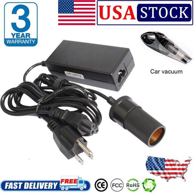YTBW 110V Ac To 12V Dc Car Converter Cigarette Lighter Socket 60W Wall