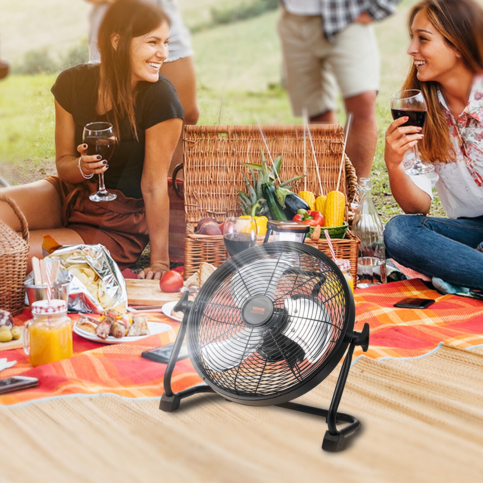 YTBW 12'' Rechargeable High Velocity Cordless Floor Fan Battery