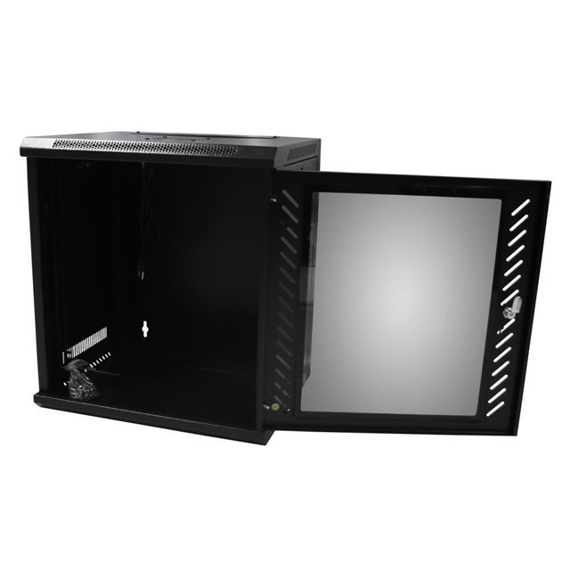YTBW 12U It Wall Mount Network Server Data Rack Glass Door