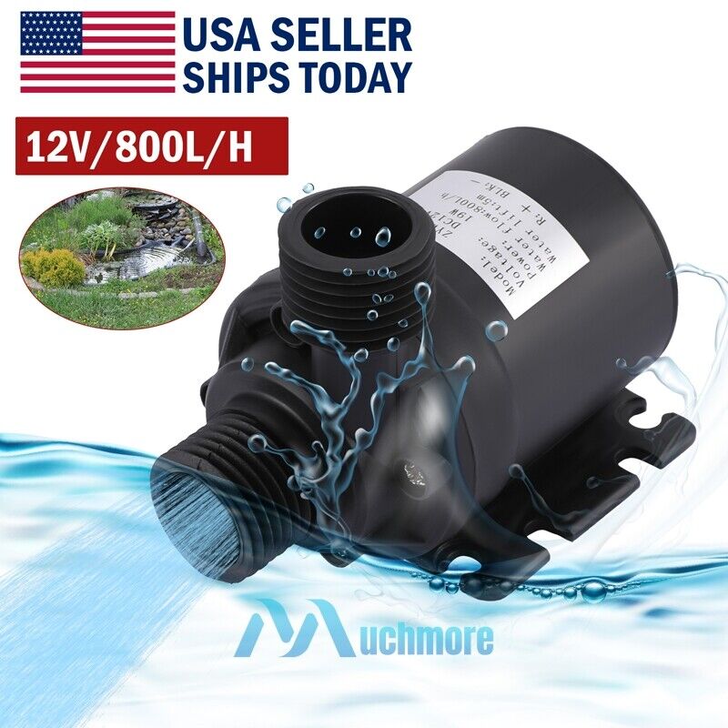YTBW 12V High Pressure Brushless Submersible Water Pump 130 Psi Self