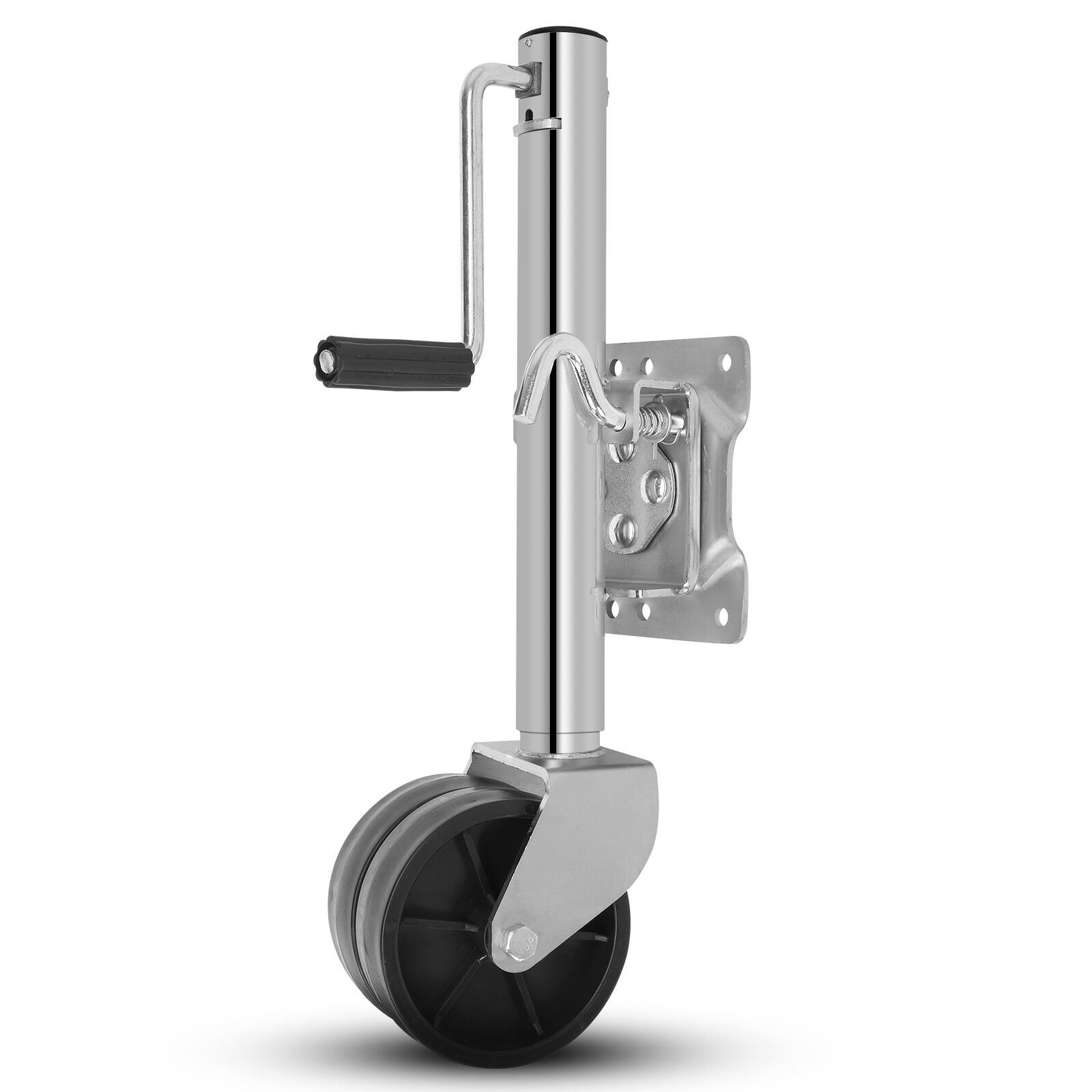 YTBW 1500 Lbs Swivel Trailer Jack Heavy Duty Boat Trailer Jack 6" Dual