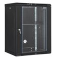 YTBW 15U Wall Mount Network Server Rack Enclosure 18'' Glass