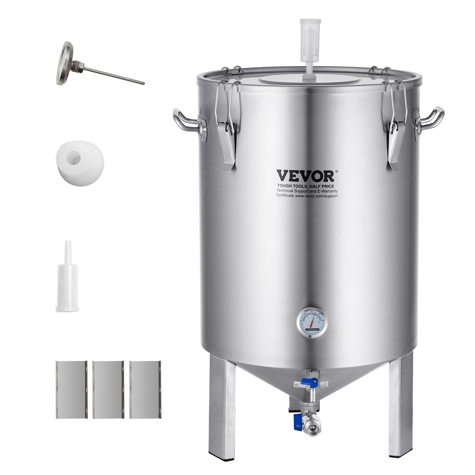 YTBW 16 Gal Stainless Steel Home Brew Kettle Set Beer Brew Bucket