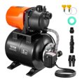 YTBW 1Hp Shallow Well Pump With Pressure Tank 1000Gph Irrigation