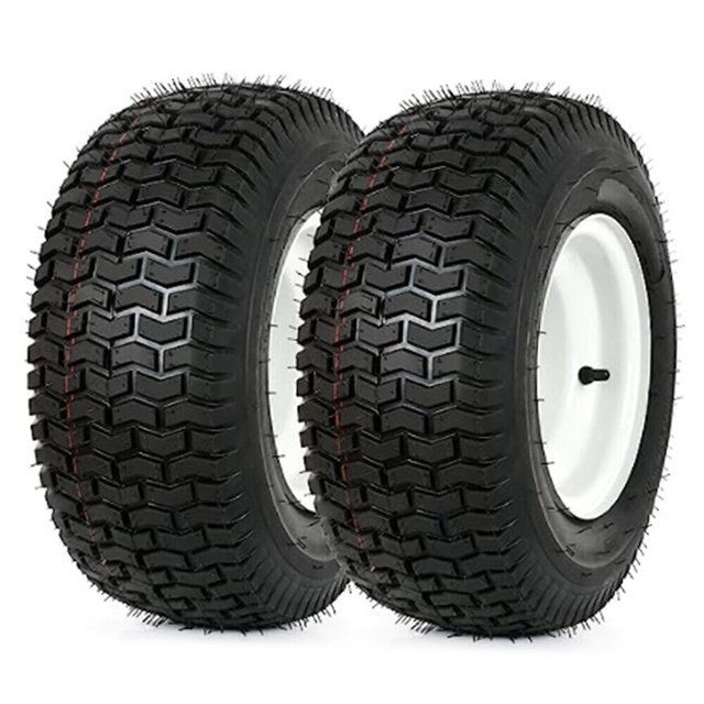 YTBW 2 Lawn Mower Tractor Turf Tires With Rim 4 Ply 16X6.58 Tubeless