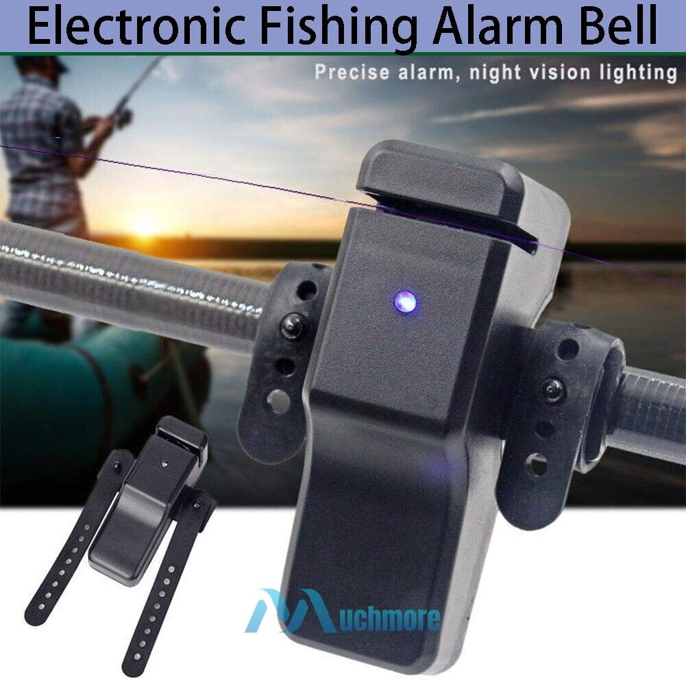 YTBW 2024 Electronic Led Light Fishing Bite Sound Alarm Alert Bell Clip