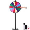 YTBW 24" Spinning Prize Wheel 14 Slots Wheel Spinner Tabletop Floor