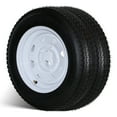 YTBW 2Pcs Trailer Tire On Rim 4.808 4808 Load Range B 5 Lug Hole