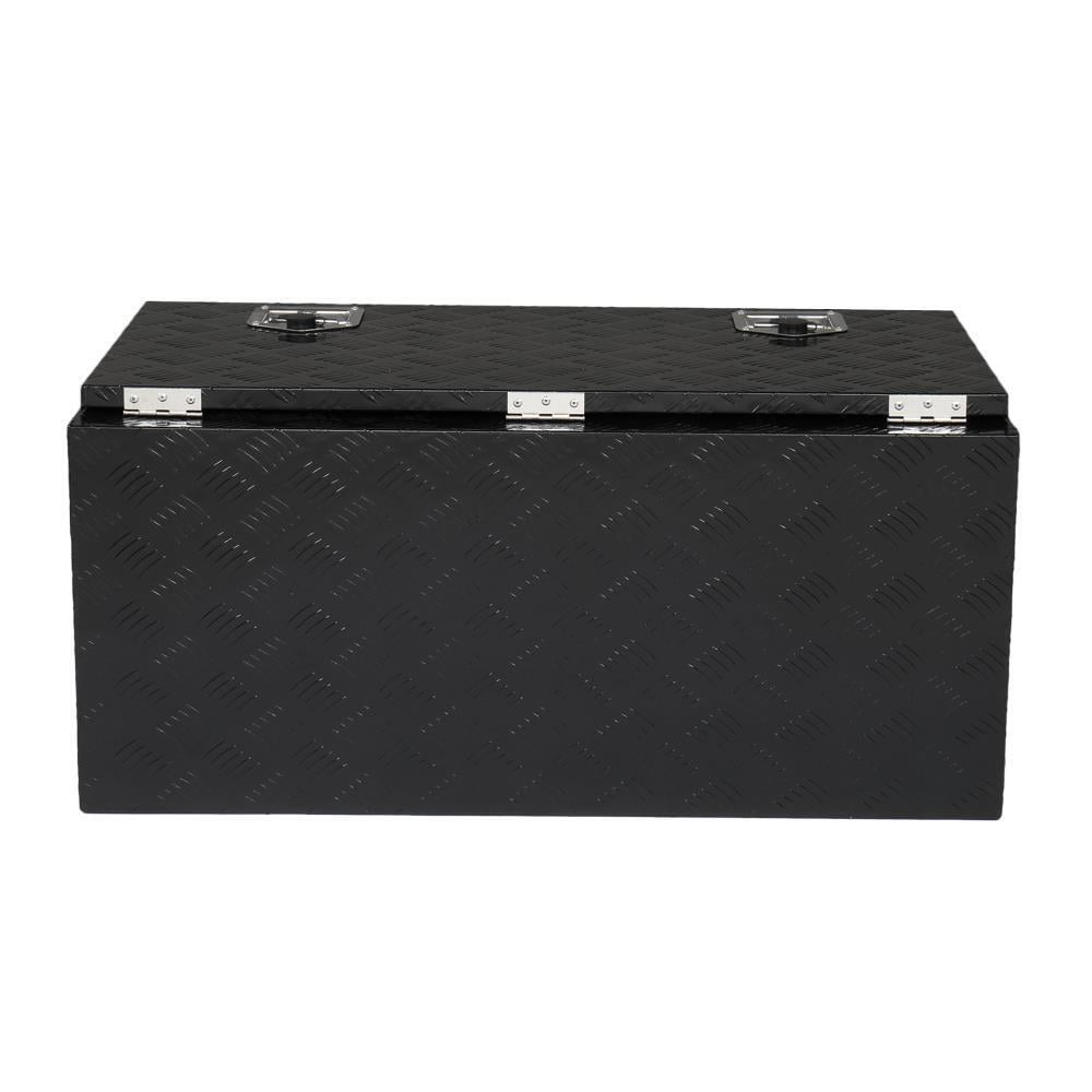 YTBW 36" Heavy Duty Black Aluminum Tool Box Truck Storage Underbody Atv