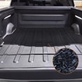YTBW 4.5' Blk Rubber Diamond Truck Bed Floor Mat Liner For 2023 Jeep