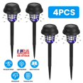 YTBW 4Pack Solar Mosquito Zapper Insect Killer Torch Bug Zapper Outdoor