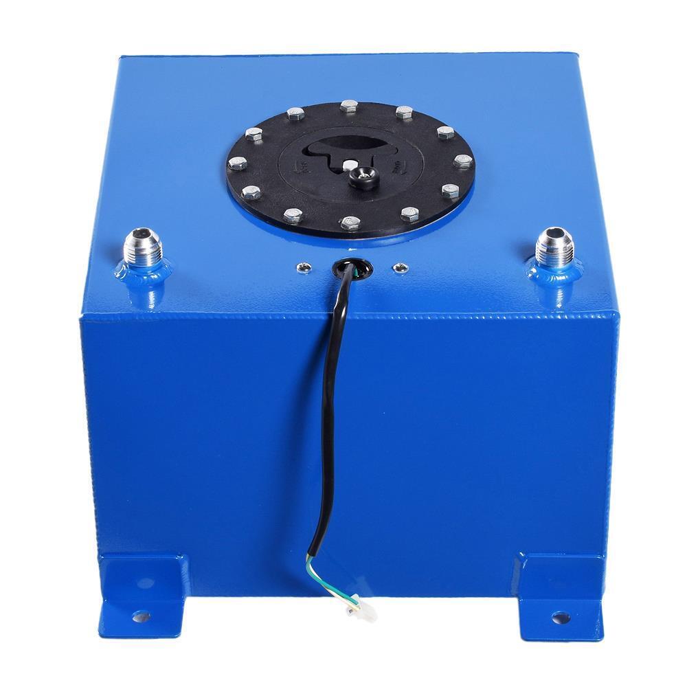 YTBW 5 Gallon Aluminum Racing Drift Fuel Cell Tank And Level Sender