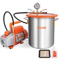 YTBW 5 Gallon Vacuum Chamber And 3.5Cfm Single Stage Pump Degassing
